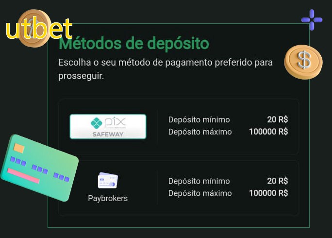 O cassino utbetbet oferece uma grande variedade de métodos de pagamento
