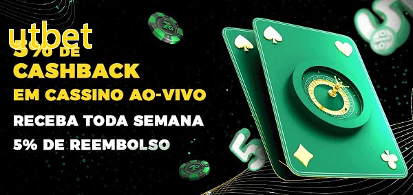 Promoções do cassino ao Vivo utbet